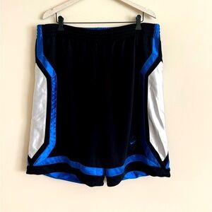 Vintage Nike Reversible Basketball Shorts Black Blue White Men’s L/XL